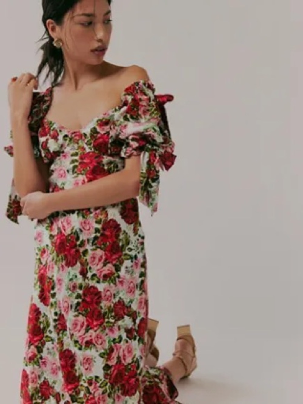 Selkie The Poet Printed Slip Dress - Picture 2 of 4